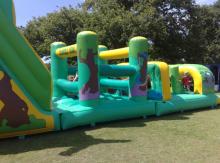 Bounce away on a bouncing castle